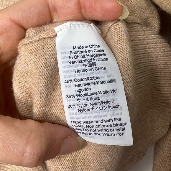 J. Crew Ruffle-front crewneck sweater - Picture 4 of 7